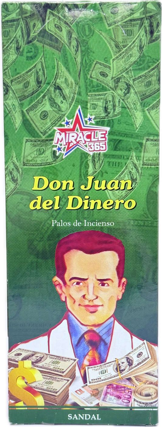 Miracle 365 Mr. Money incense (20 sticks*6pc) 10 boxes (MOQ=10pc)