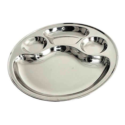 Lunch Tray round 4 sectional (MOQ=ea)