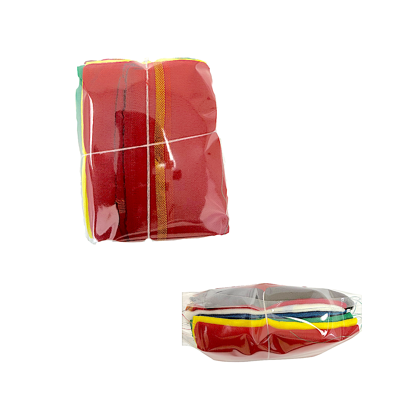 Jai Hanuman 9 color cloth large size 16" by 25"(40-5459) (MOQ=10pc)