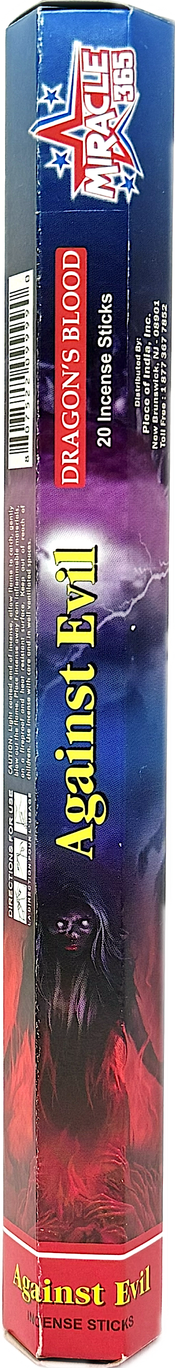 Miracle 365 Against Evil (6 tubes of 20 incense sticks each) frag dragons blood (MOQ=10pc)