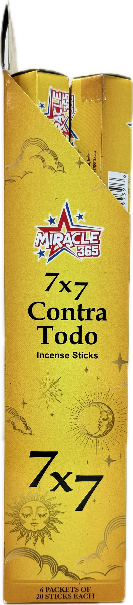 Miracle 365 7*7 Contra todo (6 tubes of 20 sticks) frag Sage (MOQ=10pc)