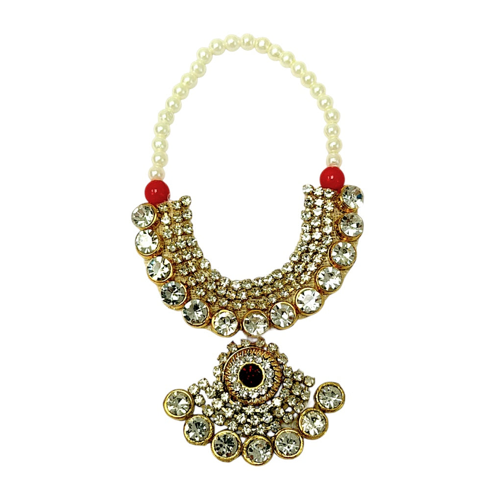 Garland for Devi/Devta with jewels, 3" inches