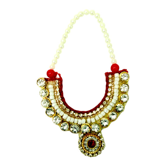 Garland for Devi/Devta with jewels, 3"