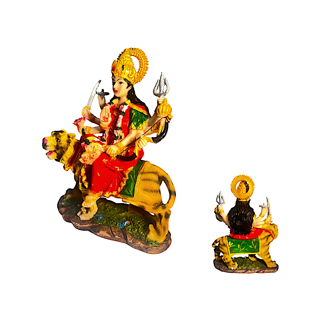 Durga on tiger 9 inch 8380 (MOQ=ea)