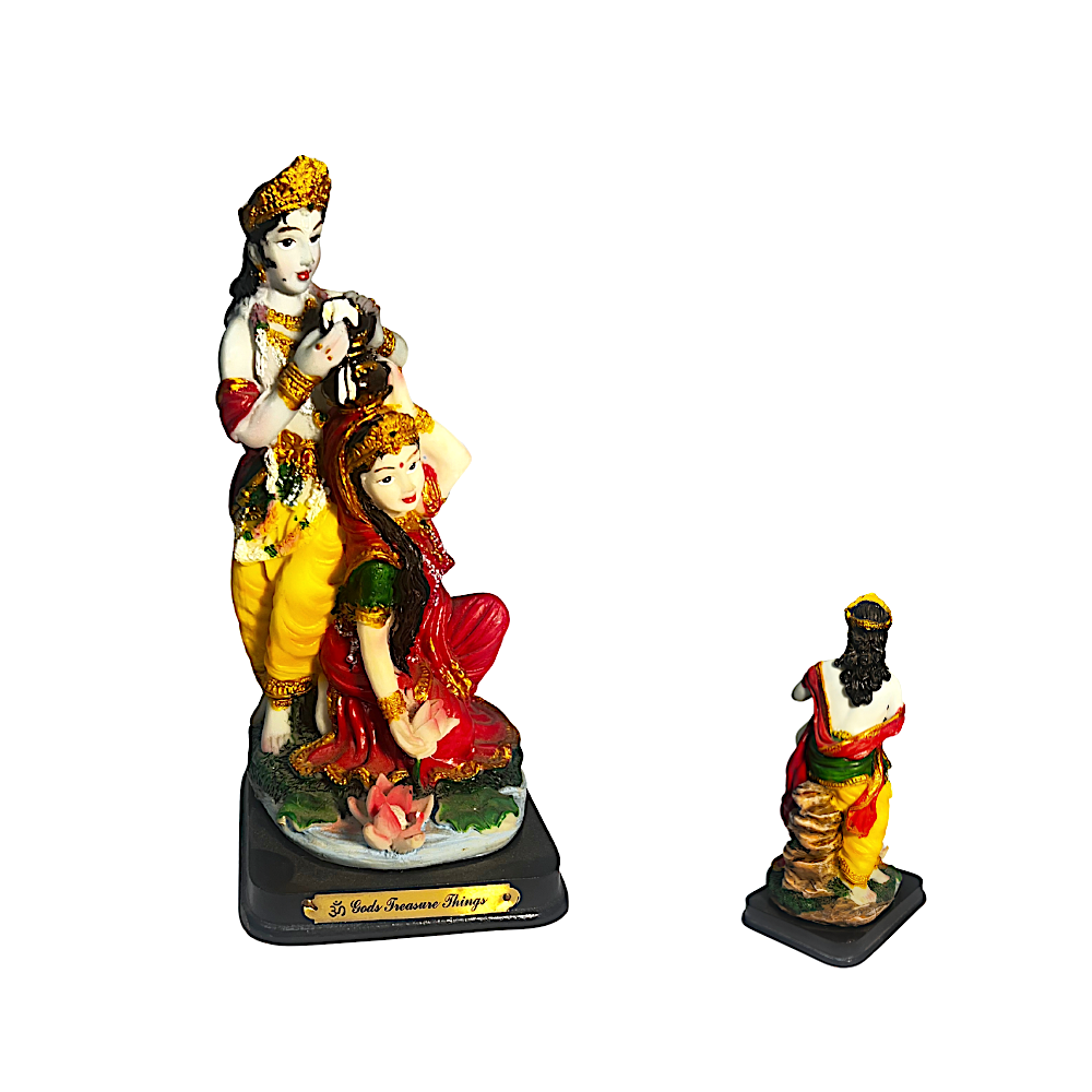 Radha Krishna 6inch fetching water 0010