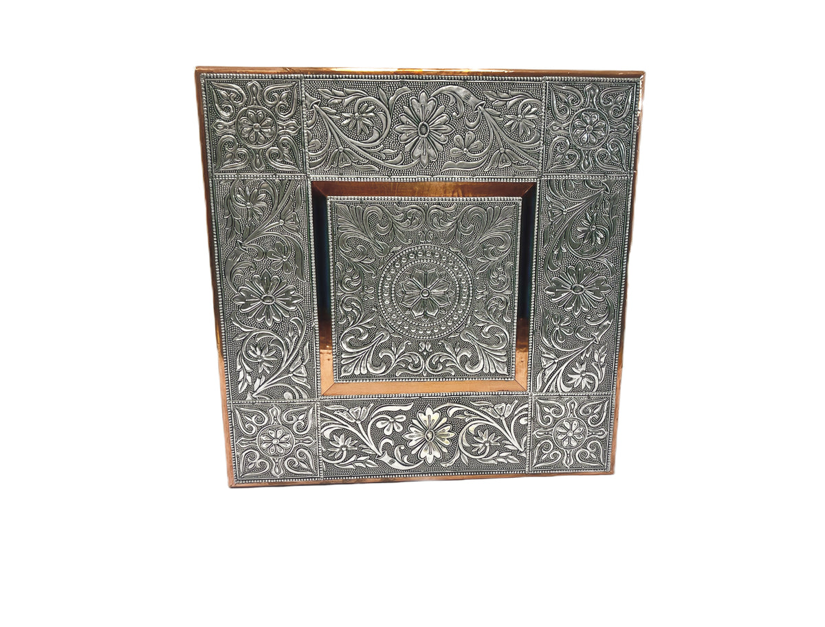 Chauki (Bajat) or pedestle oxadised 18 in square 80752241818 (MOQ=ea)