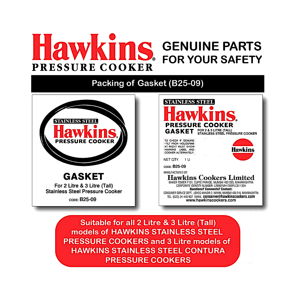 hawkins Gasket for 2 liter steel # B2509 (MOQ=ea)