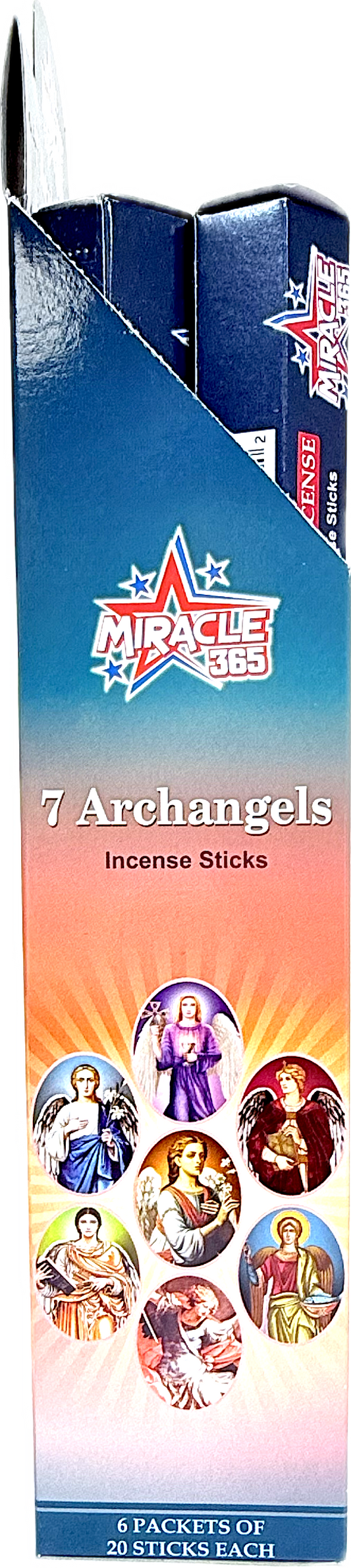 Miracle 365 brand 7 Archangels (6 tubes of 20 sticks) frag frankincense (MOQ=10pc)