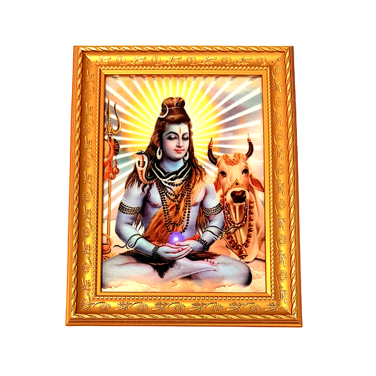 Framed God photo on Glass 8.5"*7" (MOQ=ea)