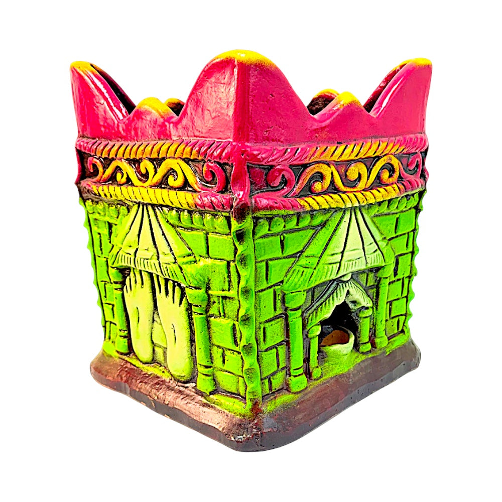 Clay Tulsi Pot 12" (MOQ=ea)