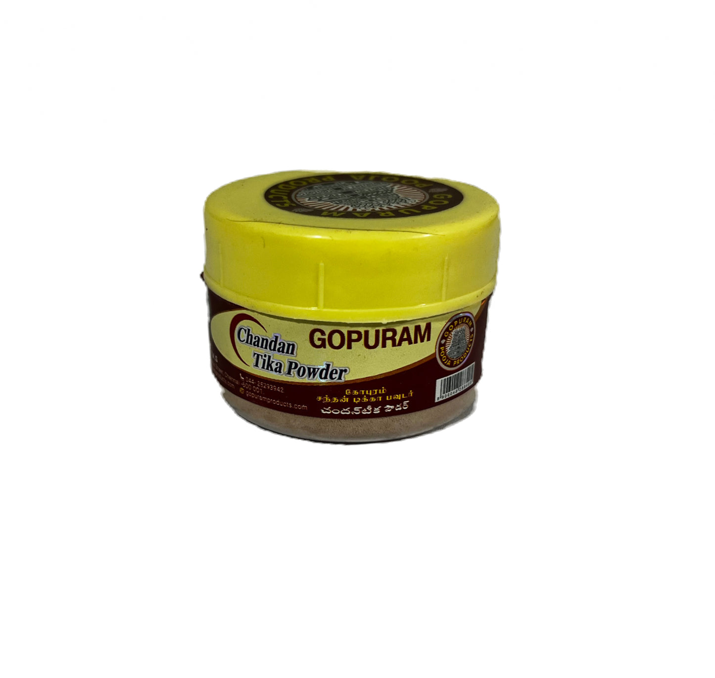 Gopuram Chandan Tika Powder, 20g(8840) (MOQ=10pc)
