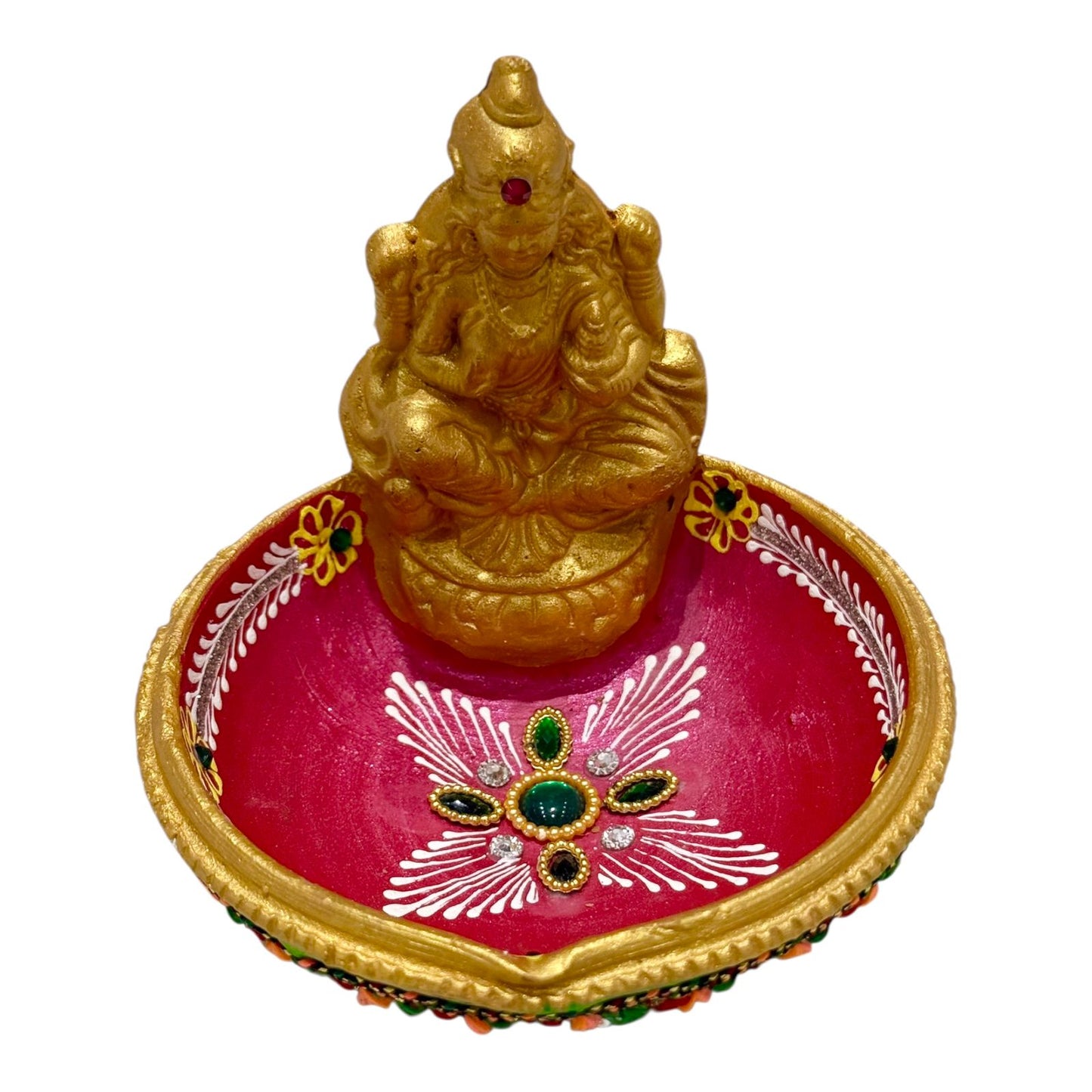 Mother Laxmi Clay Bowl 48-7162