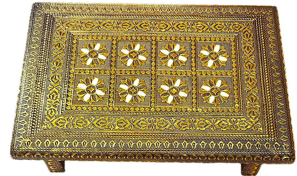 Bajat (pedestal) 8"x12" golden (MOQ=ea)