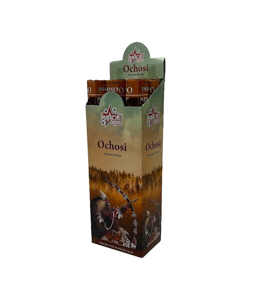 Ochosi Incense sticks fragrance cedar (6 tubes of 20 sticks each (MOQ=10pc)
