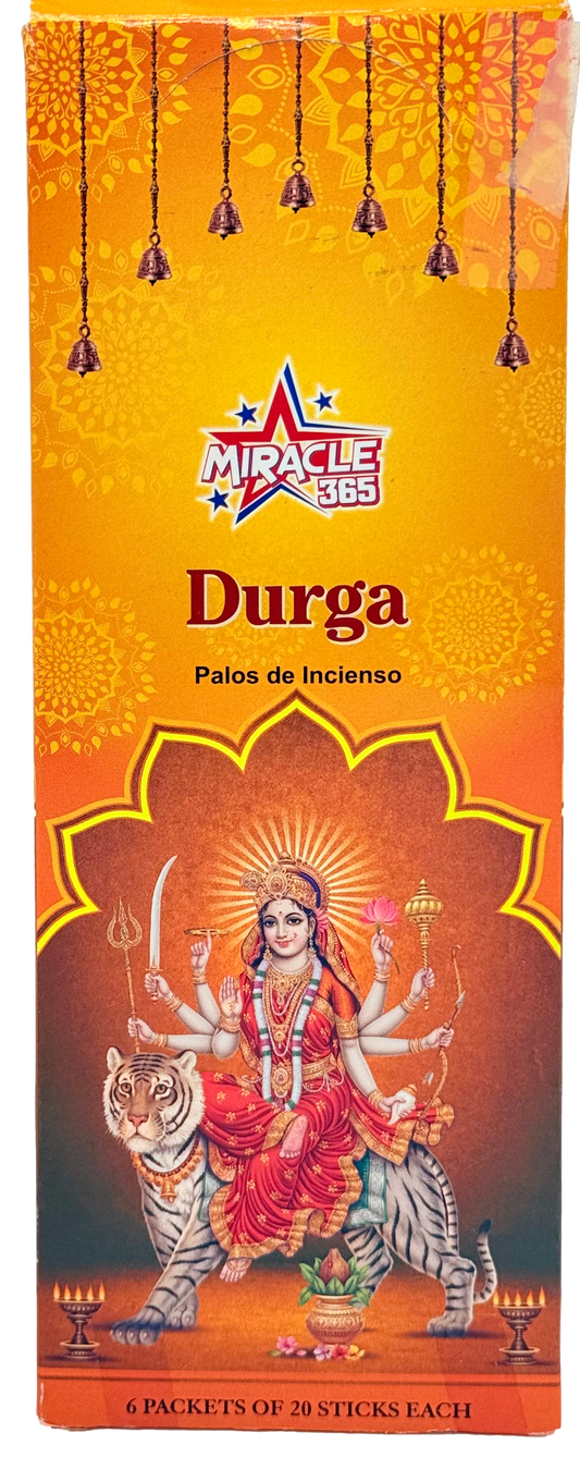 Miracle 365 Durga incense (6 hex tubes*20sticks) (MOQ=10pc)