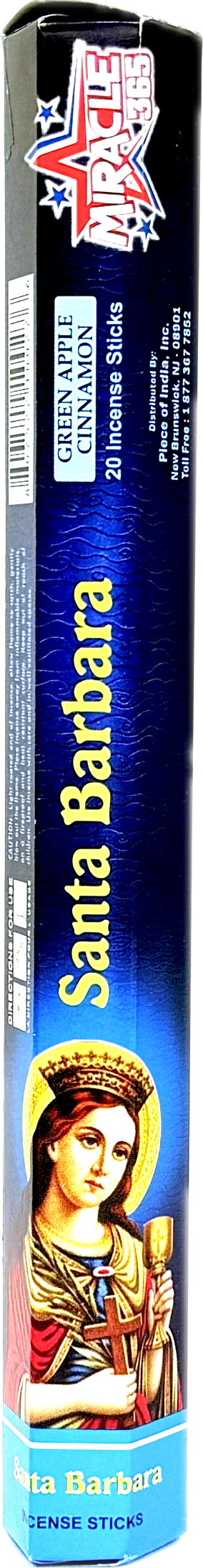 Santa Barbara incense sticks (6 tubes of 20 sticks each) (MOQ=10pc)