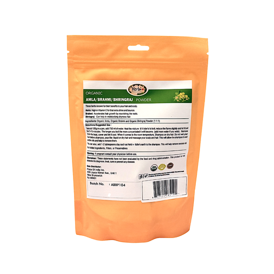 Organic Amla Brahmi/Bringraj powder 200g (MOQ=dz)