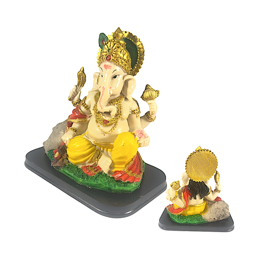 Ganesh ji leaning to one side 8.5 inch(MOQ=ea) 4640