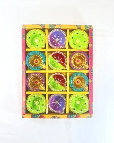 12 color diyas SRV style 4 colors (MOQ=2dz)