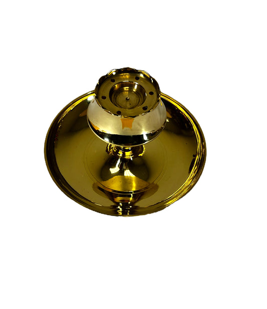 Incense burner with 4 inch plate (MOQ=ea)