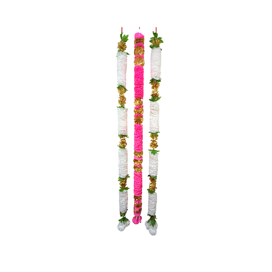 Thick floral strand 6" (assorted color and design)(MOQ=dz)