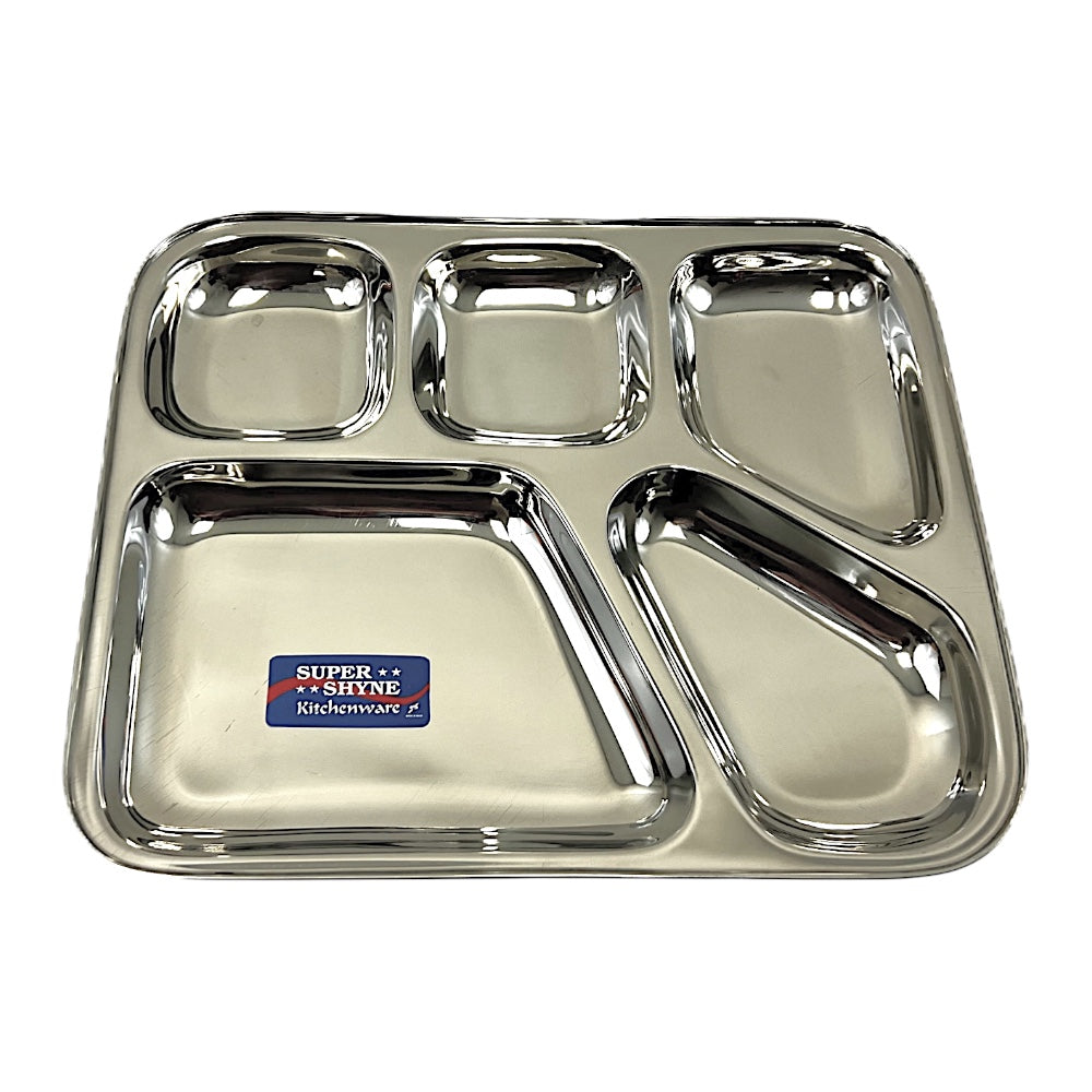 Lunch Tray L:14" W: 12" 5 sectional (MOQ=ea)