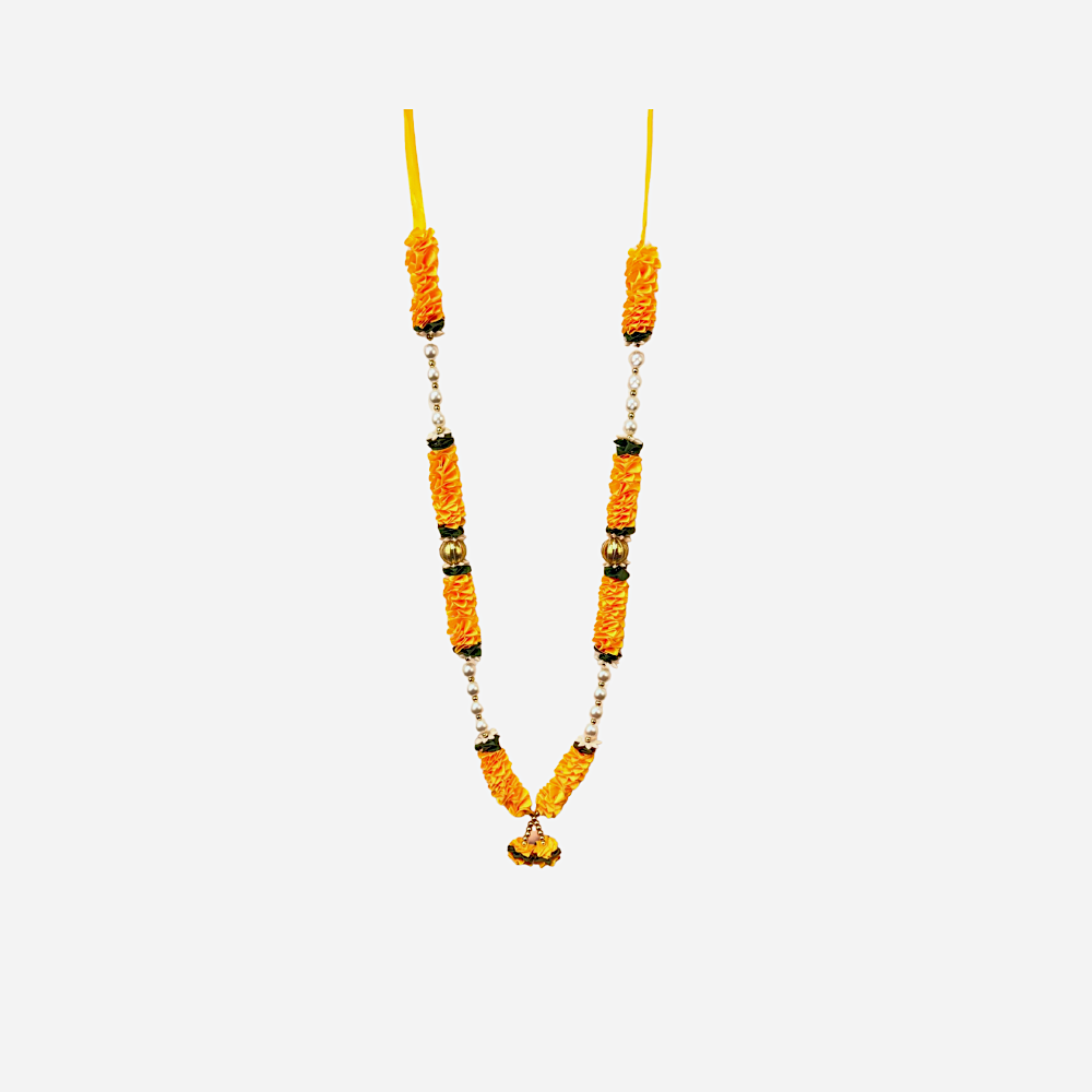 Garland 21 inch with pearls and stops (assorted colors)