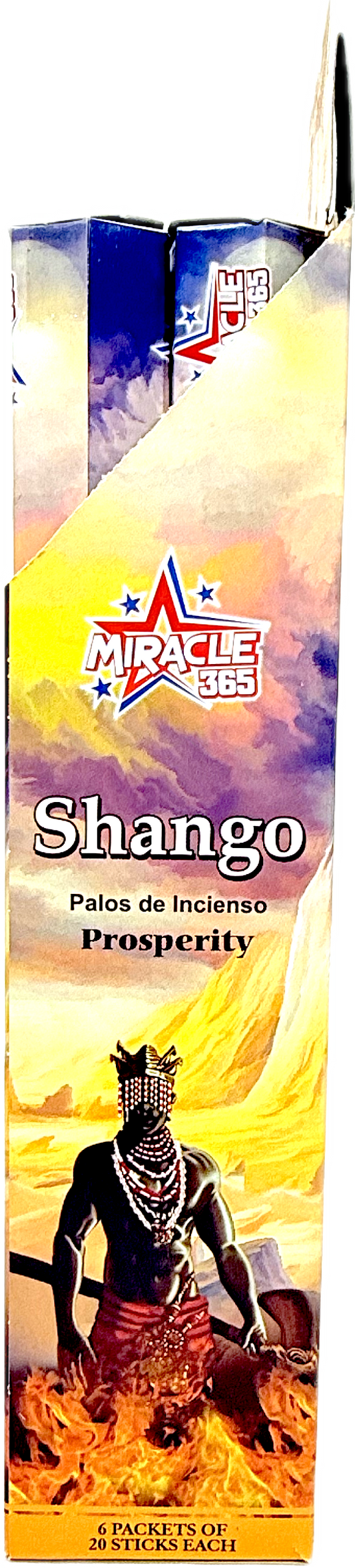 Miracle 365 Shango (6 tubes of 20 incense sticks each) Egyptian Musk (MOQ=10pc)
