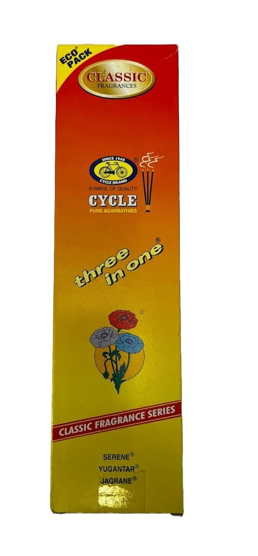 Cycle Brand 3 in 1 (ECONOMY SIZE) with 100 sticks divided in lilly, intimate and fancy*1dz (MOQ=dz)