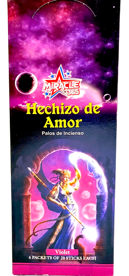 Miracle 365 brand love Spell (20 incense sticks*6)*10 (MOQ=10 pc)