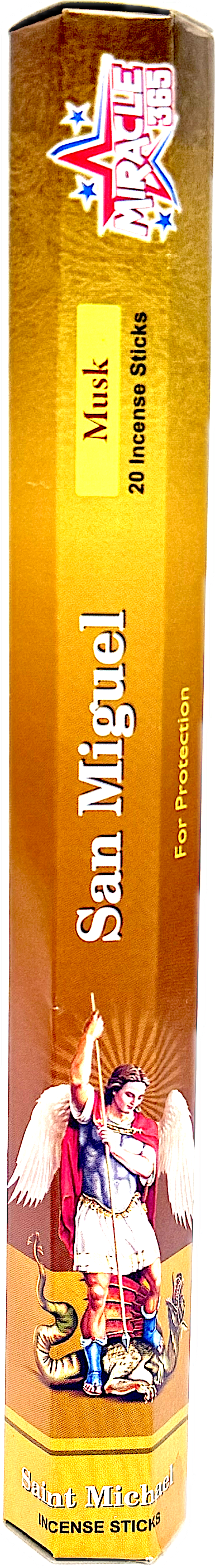 Miracle 365 St Michael (6 tubes of 20 incense sticks each) frag Musk (MOQ=10pc)