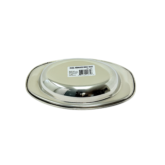Oval serving dish L9 inch W5 inch H 1" . (MOQ=ea)