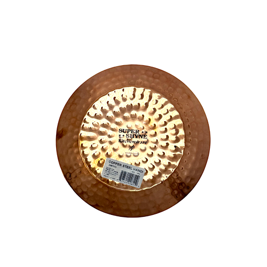 Copperexterior/ steel interior serving Handi #6, 8" (MOQ=ea)