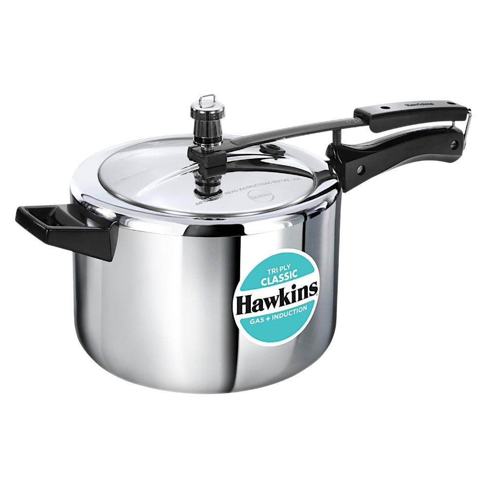 Hawkins Classic Tri Ply 2 liter Tall pressure cooker Induction compatible