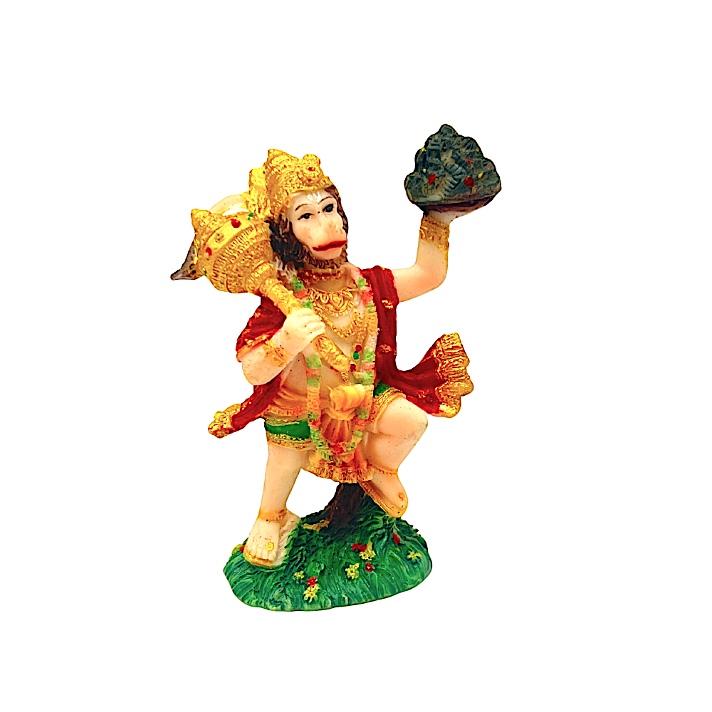 Lord Hanuman flying  4 inch   8366 (MOQ=ea)