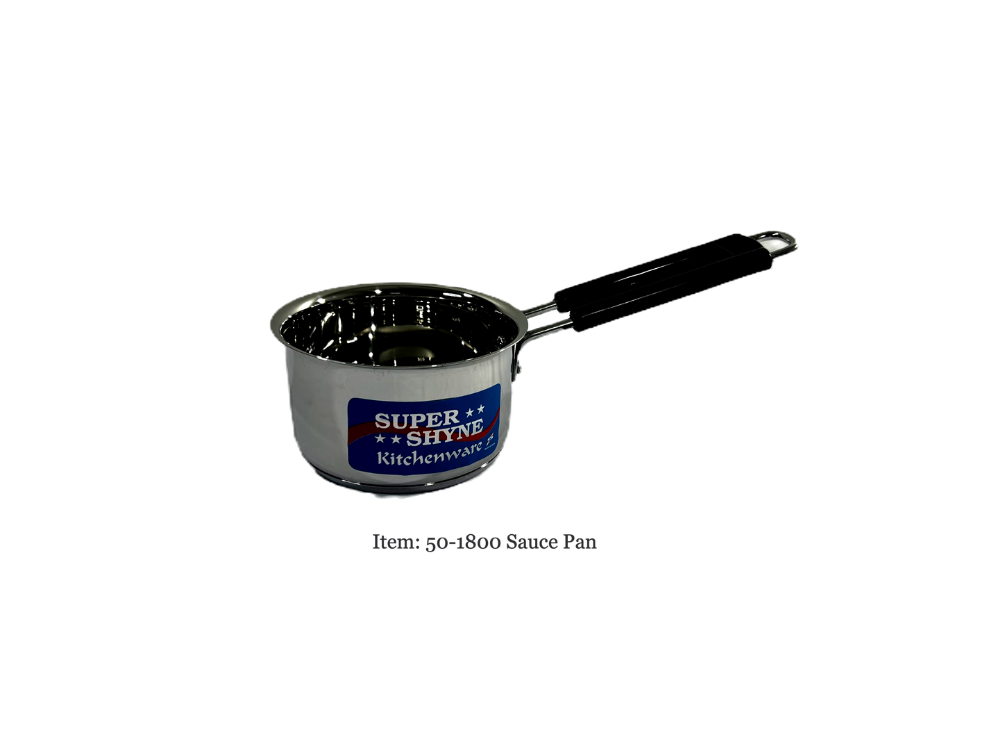 Sauce pan stainless steel heavy bottom dia  (MOQ=ea)