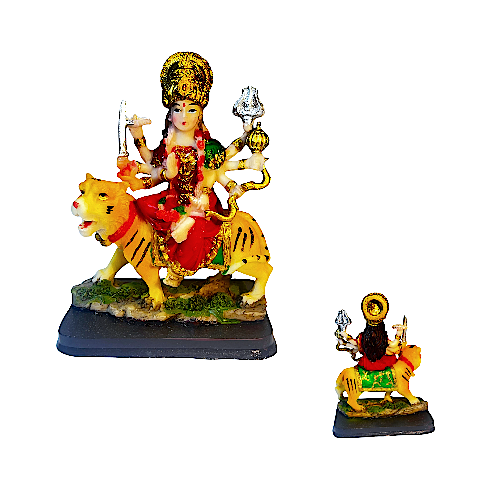 Goddess Durga statue 4.5" UPC 807522083364 (MOQ=ea)