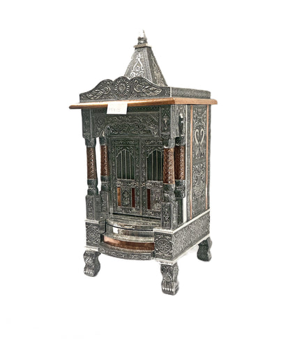 Oxadised Mandir(Temple) 15"x15" 80752241515 (MOQ=ea)