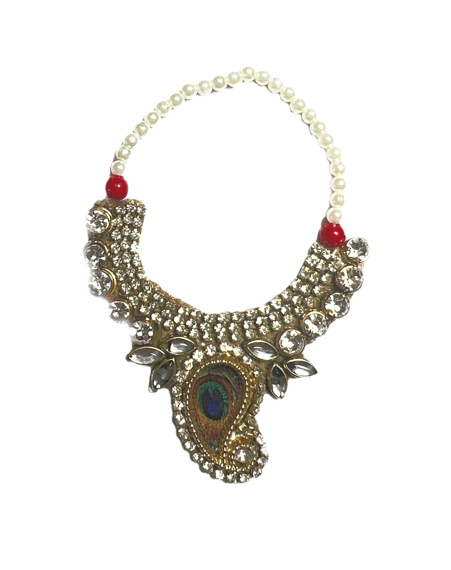 Garland for Devi/Devta with jewels, 3" inches