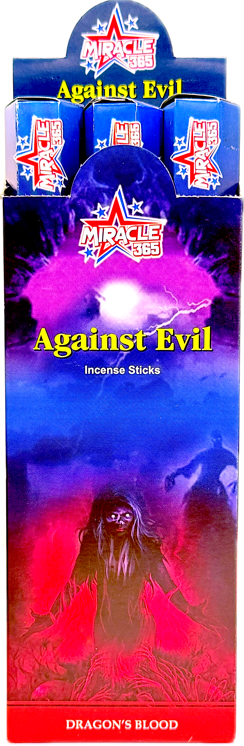 Miracle 365 Against Evil (6 tubes of 20 incense sticks each)  frag dragons blood (MOQ=10pc)