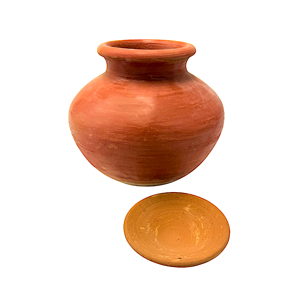 Clay lota 5 inch with lid (12pc)