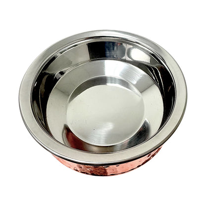 Copperexterior/ steel interior serving Handi (MOQ=ea)