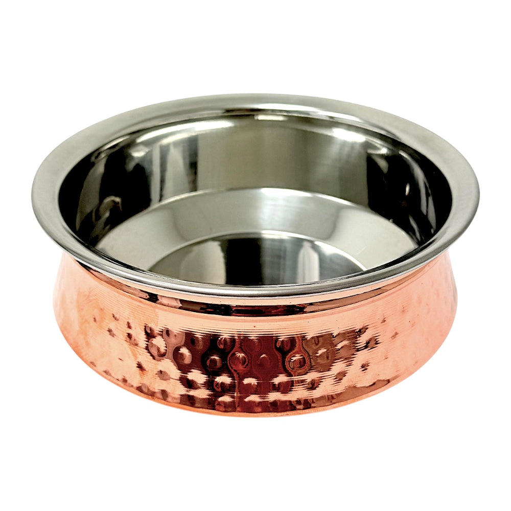 Copperexterior/ steel interior serving Handi (MOQ=ea)
