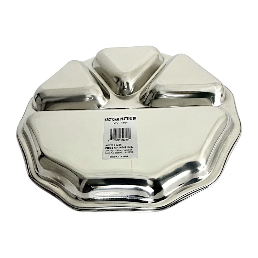Lunch Tray 10 sided 4 sectional  (MOQ=ea)