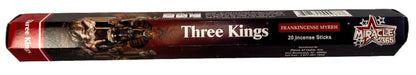 Miracle 365 3 Kings incense sticks (6 tubes of 20 sticks each) (UOM=10pc)