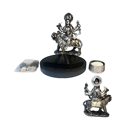 Durga with a diya, 9091UD28-05 (MOQ=ea)