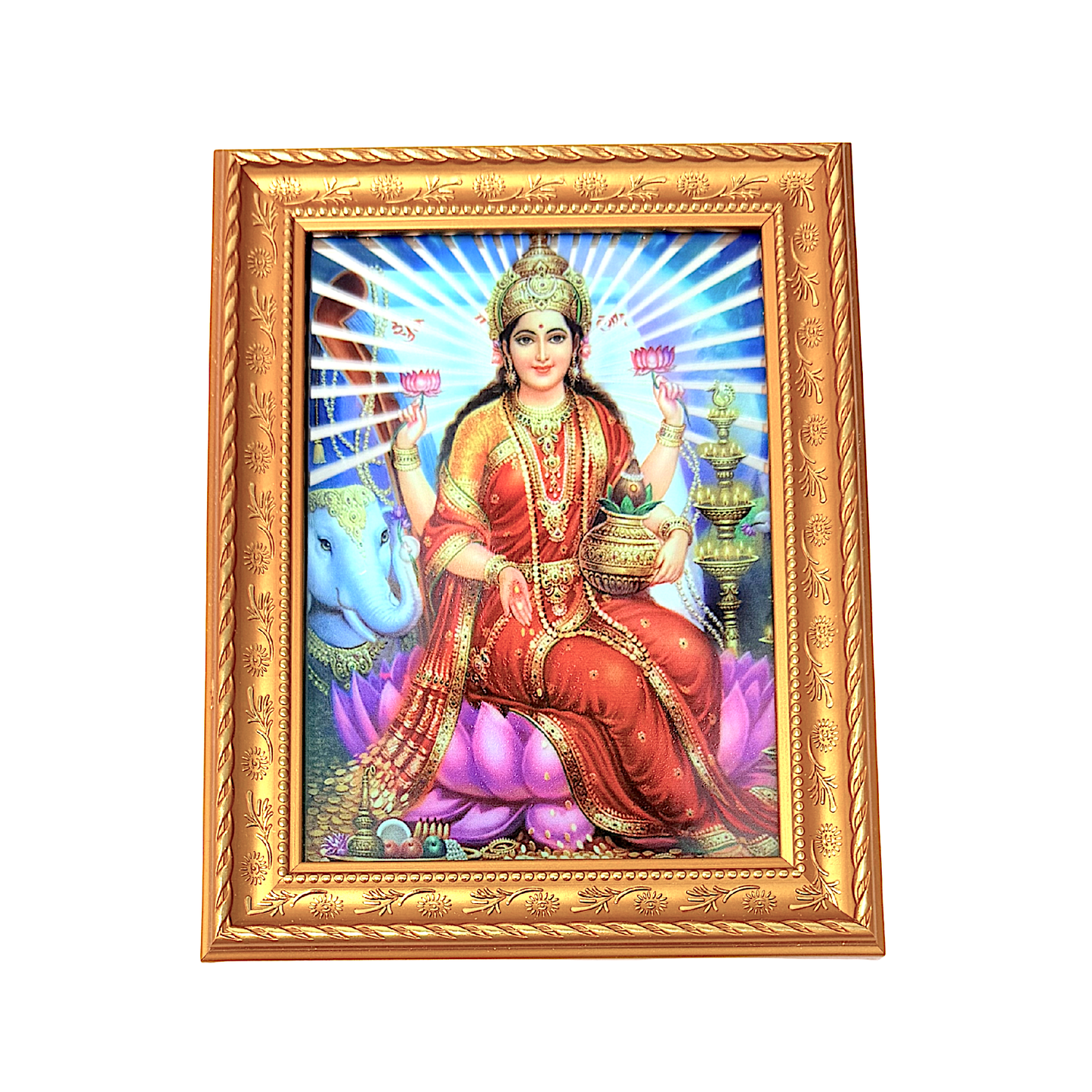 Framed God photo on Glass 8.5"*7" (MOQ=ea)