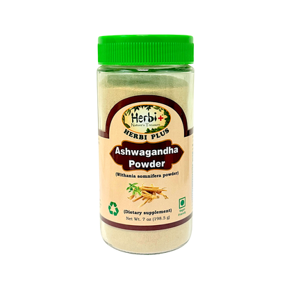 Herbi+ brand Ashwagandha powder 7oz + 1oz free (MOQ=dz)