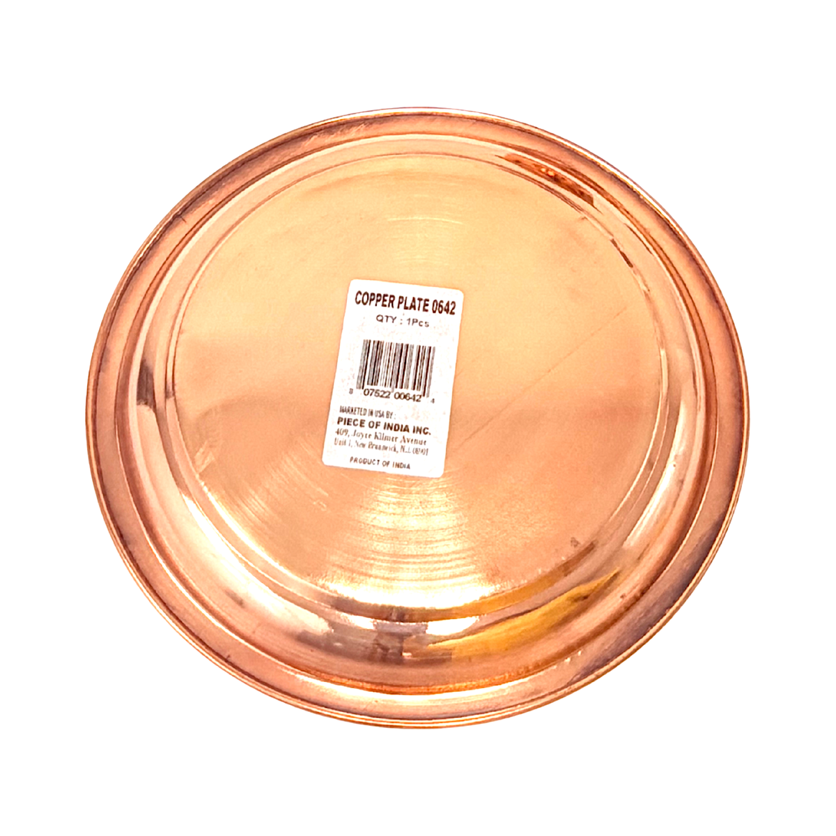 9" copper tray (MOQ=ea)