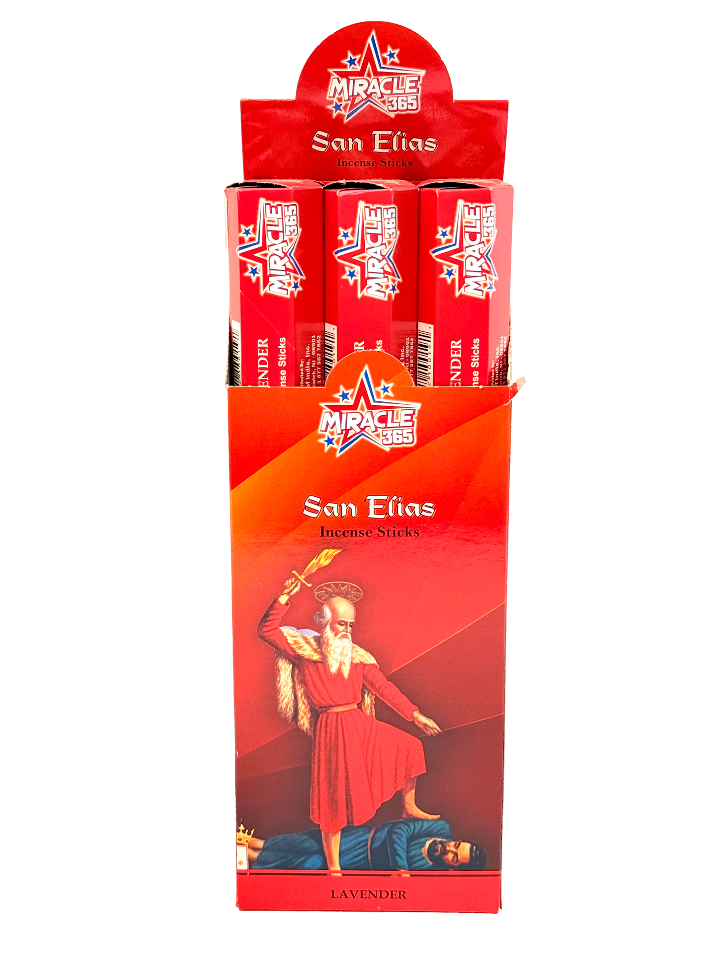 San Elias incense sticks ( 6 tubes of 20 sticks each) (MOQ=10pc)